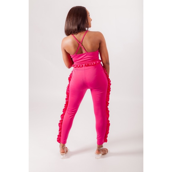 Pink Ruffle Set - Picture 2 of 2